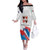 Personalized Italy Trentino-Alto Adige Off The Shoulder Long Sleeve Dress Flag Style - Wonder Print Shop