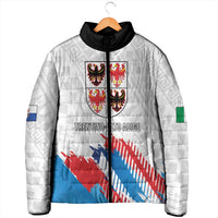 Personalized Italy Trentino-Alto Adige Padded Jacket Flag Style - Wonder Print Shop