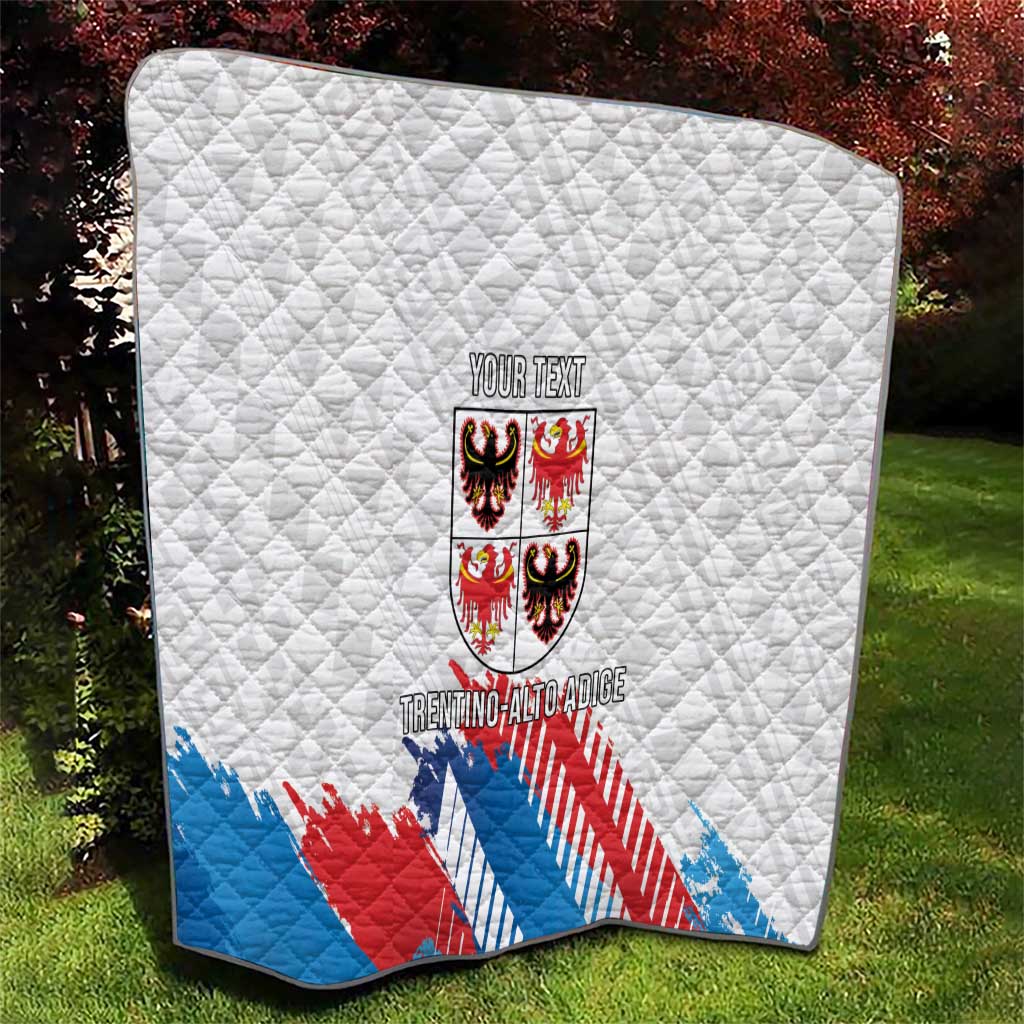 Personalized Italy Trentino-Alto Adige Quilt Flag Style - Wonder Print Shop
