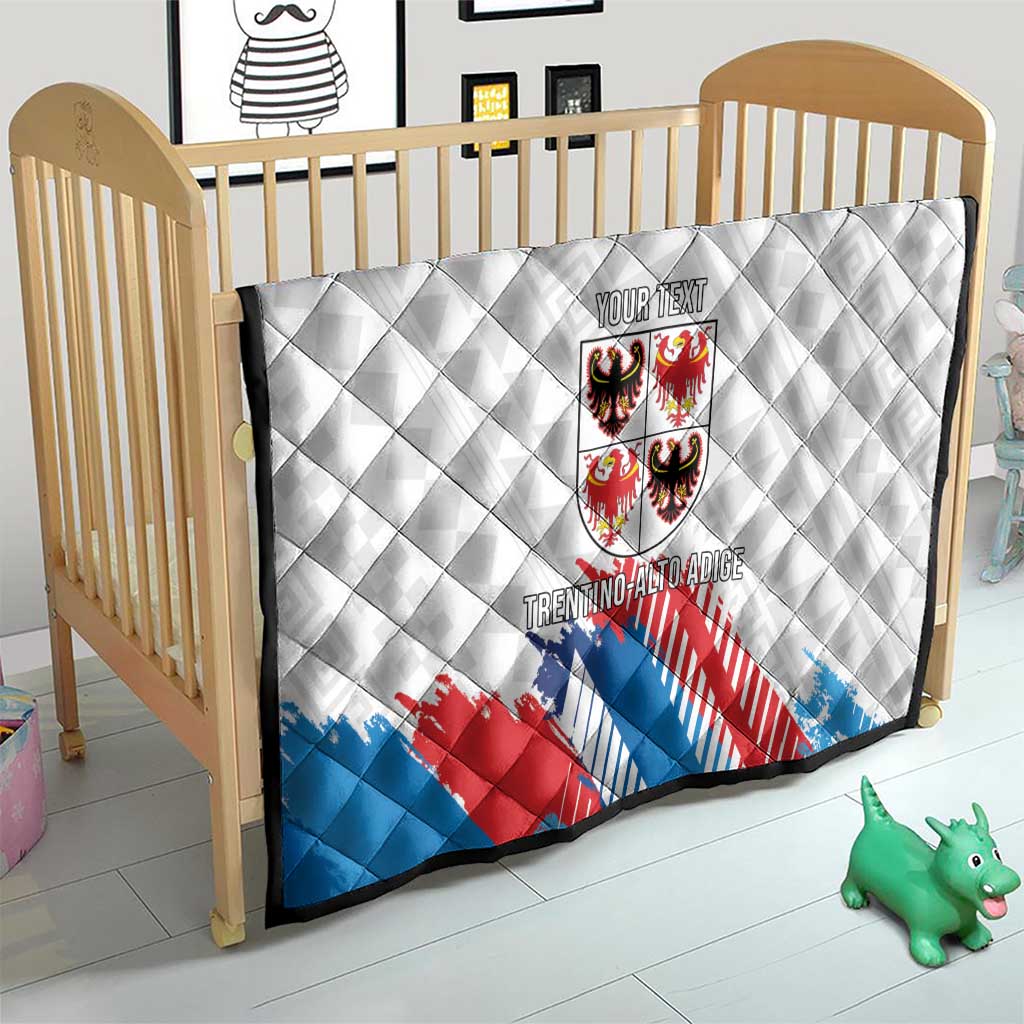 Personalized Italy Trentino-Alto Adige Quilt Flag Style - Wonder Print Shop
