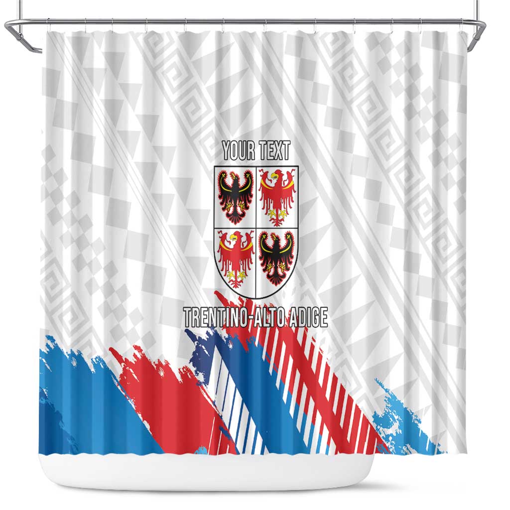 Personalized Italy Trentino-Alto Adige Shower Curtain Flag Style - Wonder Print Shop
