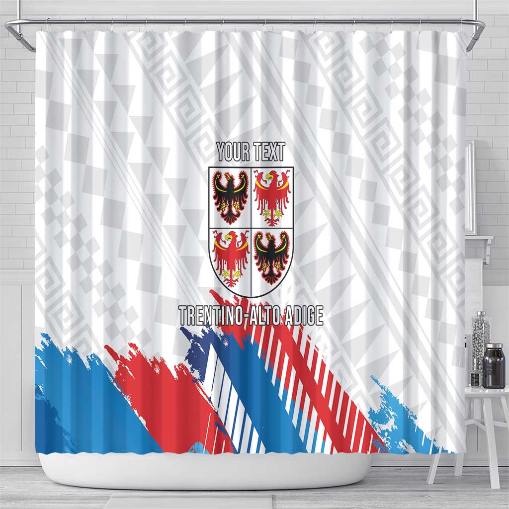 Personalized Italy Trentino-Alto Adige Shower Curtain Flag Style - Wonder Print Shop
