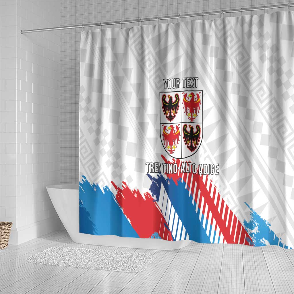 Personalized Italy Trentino-Alto Adige Shower Curtain Flag Style - Wonder Print Shop