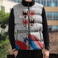Personalized Italy Trentino-Alto Adige Sleeveless Puffer Jacket Flag Style - Wonder Print Shop