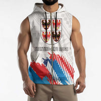 Personalized Italy Trentino-Alto Adige Sleeveless Zip Hoodie Flag Style - Wonder Print Shop