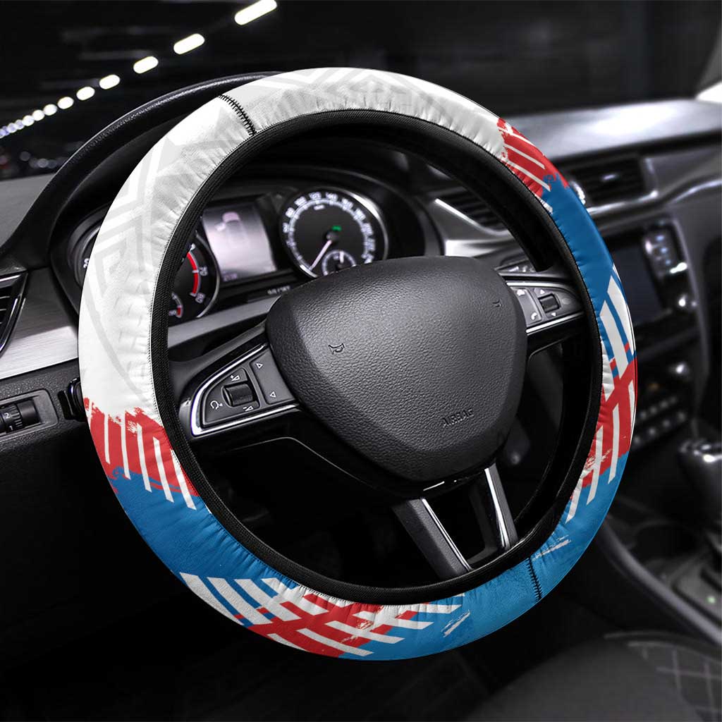 Italy Trentino-Alto Adige Steering Wheel Cover Flag Style - Wonder Print Shop