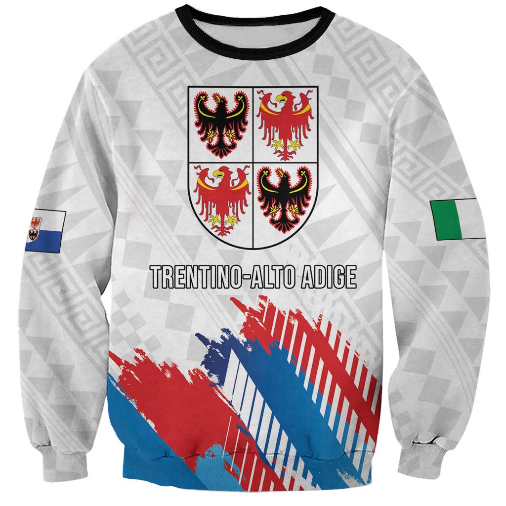 Personalized Italy Trentino-Alto Adige Sweatshirt Flag Style - Wonder Print Shop