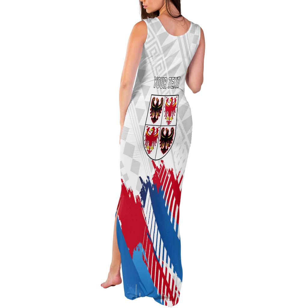 Personalized Italy Trentino-Alto Adige Tank Maxi Dress Flag Style - Wonder Print Shop