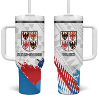 Personalized Italy Trentino-Alto Adige Tumbler With Handle Flag Style - Wonder Print Shop