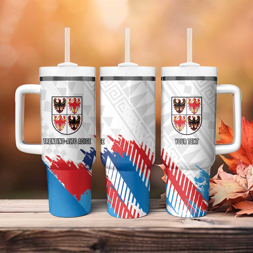 Personalized Italy Trentino-Alto Adige Tumbler With Handle Flag Style - Wonder Print Shop