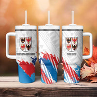Personalized Italy Trentino-Alto Adige Tumbler With Handle Flag Style - Wonder Print Shop