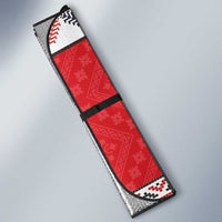 Personalized Romania Christmas Auto Sun Shade Romanian Folk Mask - Wonder Print Shop