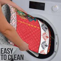 Personalized Romania Christmas Bathroom Set Romanian Folk Mask - Wonder Print Shop