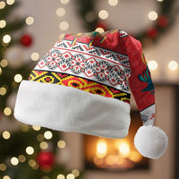 Personalized Romania Christmas Santa Hat Romanian Folk Mask - Wonder Print Shop