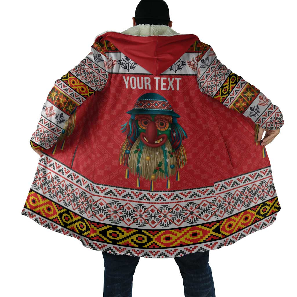 Personalized Romania Christmas Cloak Romanian Folk Mask - Wonder Print Shop