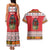 Personalized Romania Christmas Couples Matching Tank Maxi Dress and Hawaiian Shirt Romanian Folk Mask - Wonder Print Shop
