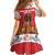 Personalized Romania Christmas Family Matching Long Sleeve Bodycon Dress and Hawaiian Shirt Romanian Folk Mask - Wonder Print Shop