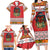 Personalized Romania Christmas Family Matching Long Sleeve Bodycon Dress and Hawaiian Shirt Romanian Folk Mask - Wonder Print Shop