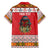 Personalized Romania Christmas Family Matching Long Sleeve Bodycon Dress and Hawaiian Shirt Romanian Folk Mask - Wonder Print Shop