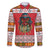 Personalized Romania Christmas Family Matching Long Sleeve Bodycon Dress and Hawaiian Shirt Romanian Folk Mask - Wonder Print Shop