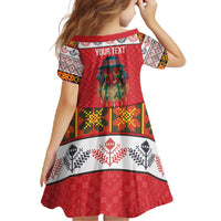 Personalized Romania Christmas Family Matching Off Shoulder Maxi Dress and Hawaiian Shirt Romanian Folk Mask - Wonder Print Shop