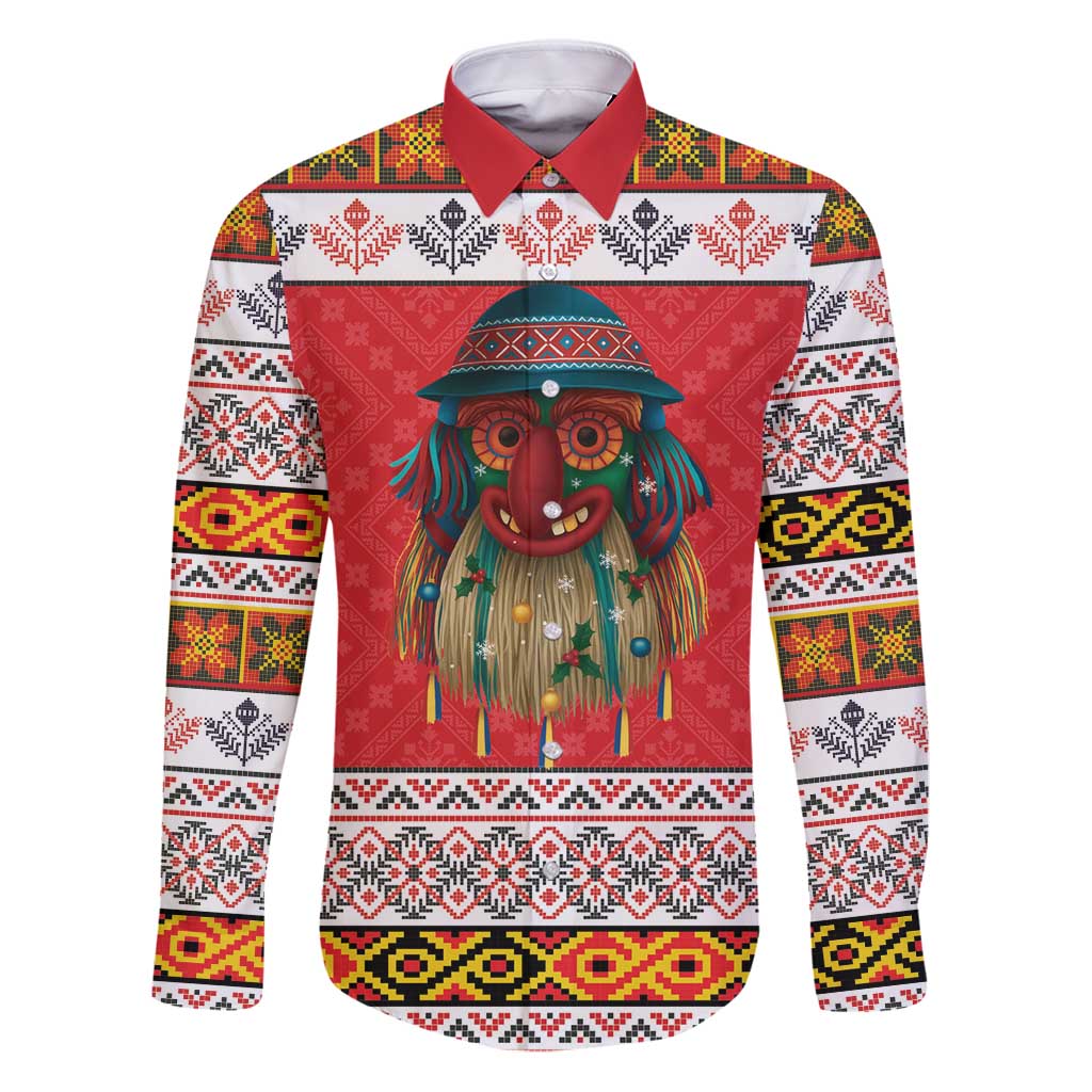Personalized Romania Christmas Family Matching Puletasi and Hawaiian Shirt Romanian Folk Mask - Wonder Print Shop