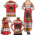 Personalized Romania Christmas Family Matching Summer Maxi Dress and Hawaiian Shirt Romanian Folk Mask - Wonder Print Shop
