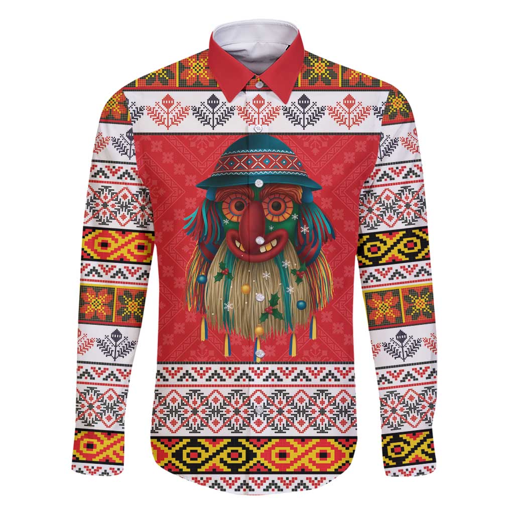 Personalized Romania Christmas Family Matching Summer Maxi Dress and Hawaiian Shirt Romanian Folk Mask - Wonder Print Shop