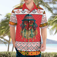 Personalized Romania Christmas Hawaiian Shirt Romanian Folk Mask - Wonder Print Shop
