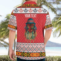 Personalized Romania Christmas Hawaiian Shirt Romanian Folk Mask - Wonder Print Shop