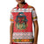 Personalized Romania Christmas Kid Polo Shirt Romanian Folk Mask - Wonder Print Shop