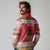 Personalized Romania Christmas Long Sleeve Polo Shirt Romanian Folk Mask - Wonder Print Shop