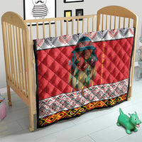 Personalized Romania Christmas Quilt Romanian Folk Mask - Wonder Print Shop