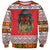 Personalized Romania Christmas Sweatshirt Romanian Folk Mask - Wonder Print Shop
