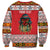 Personalized Romania Christmas Sweatshirt Romanian Folk Mask - Wonder Print Shop