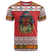 Personalized Romania Christmas T Shirt Romanian Folk Mask - Wonder Print Shop