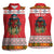 Personalized Romania Christmas Women Sleeveless Polo Shirt Romanian Folk Mask - Wonder Print Shop