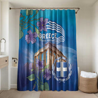 Greece Athens Bathroom Set Viola Odorata with Emblem Design - Wonder Print Shop