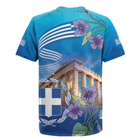 Greece Athens Rugby Jersey Viola Odorata with Emblem Design - Wonder Print Shop