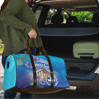 Greece Athens Travel Bag Viola Odorata with Emblem Design - Wonder Print Shop