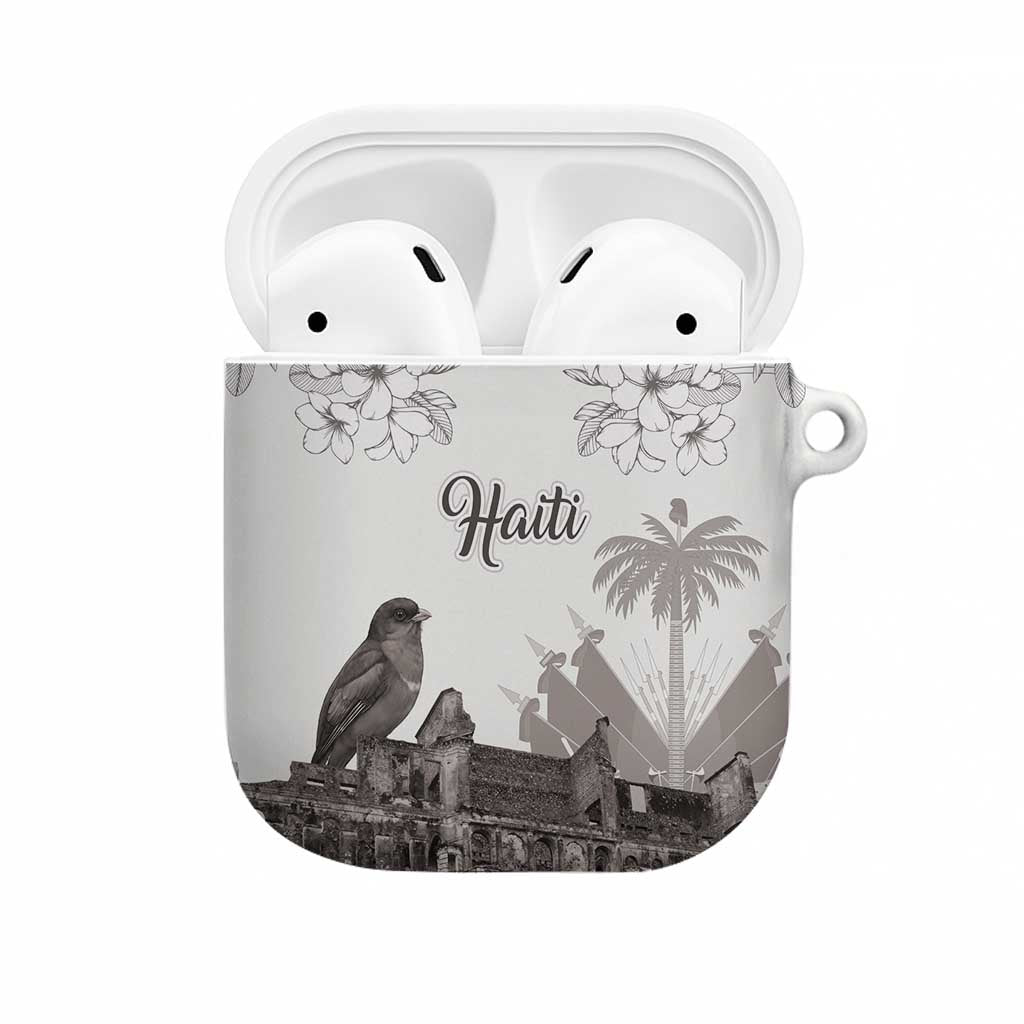 Haiti Citadelle Laferriere AirPods Case Hispaniolan Trogon and Plumeria - Wonder Print Shop