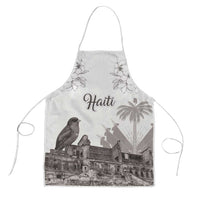 Haiti Citadelle Laferriere Apron Hispaniolan Trogon and Plumeria - Wonder Print Shop