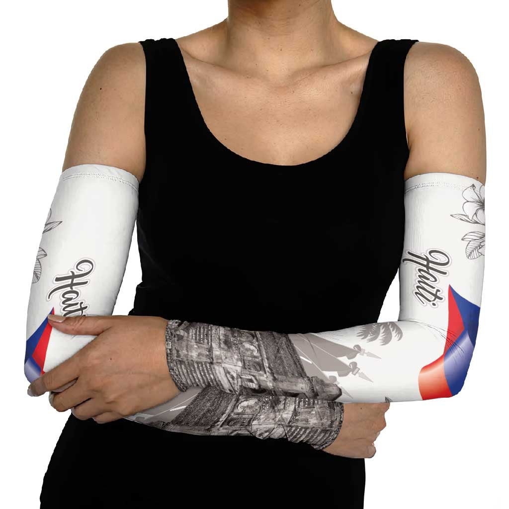 Haiti Citadelle Laferriere Arm Sleeves Hispaniolan Trogon and Plumeria - Wonder Print Shop