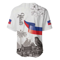 Haiti Citadelle Laferriere Baseball Jersey Hispaniolan Trogon and Plumeria - Wonder Print Shop