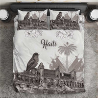 Haiti Citadelle Laferriere Bedding Set Hispaniolan Trogon and Plumeria - Wonder Print Shop