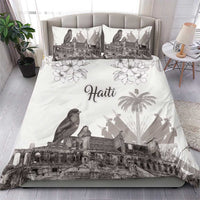 Haiti Citadelle Laferriere Bedding Set Hispaniolan Trogon and Plumeria - Wonder Print Shop