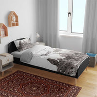 Haiti Citadelle Laferriere Bedding Set Hispaniolan Trogon and Plumeria - Wonder Print Shop