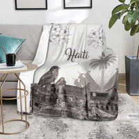 Haiti Citadelle Laferriere Blanket Hispaniolan Trogon and Plumeria - Wonder Print Shop