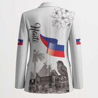 Haiti Citadelle Laferriere Blazer Hispaniolan Trogon and Plumeria - Wonder Print Shop