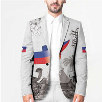 Haiti Citadelle Laferriere Blazer Hispaniolan Trogon and Plumeria - Wonder Print Shop